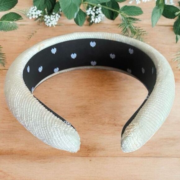 LELE SADOUGHI CORDUROY RIBBED HEADBAND MINT GREEN - Picture 2 of 7